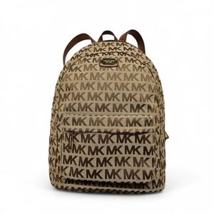 Micheal Kors Large Abbey Signature Cargo Backpack (Vanilla) Michael Kors Jet Set Large Logo Backpack - Walmart.com main image 4